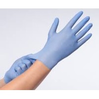 Jednorázové nitrilové rukavice modré S-M 100ks